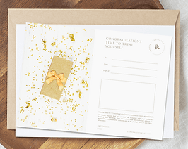 Carisma Aesthetics Congratulations gift card